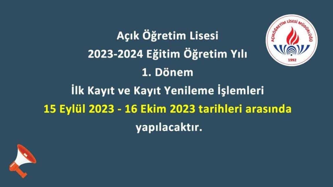 AÇIK ÖĞRETİM LİSESİ!!!