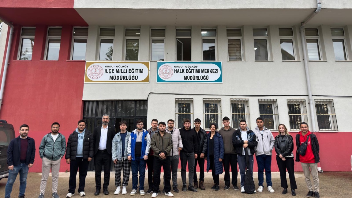 GÖLKÖY MESLEK YÜKSEK OKULU ÖĞRETMEN VE ÖĞRENCİLERİNDEN KURUMUMUZA ZİYARET